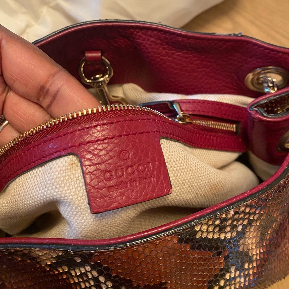 Authentic Gucci Python Soho Bag - image 3